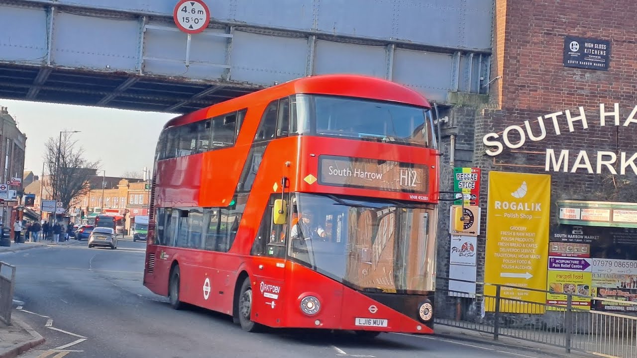 *Fast Driver* RATP London United: Volvo B5LH Wright SRM - H12 to Stanmore Station