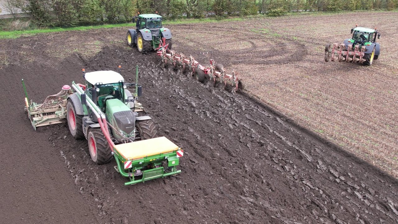 😍Xl Semis de blé 2022🌱| 12 corps Kverneland pour ce semoir Amazon 6M ! Eta Le Paven 💨