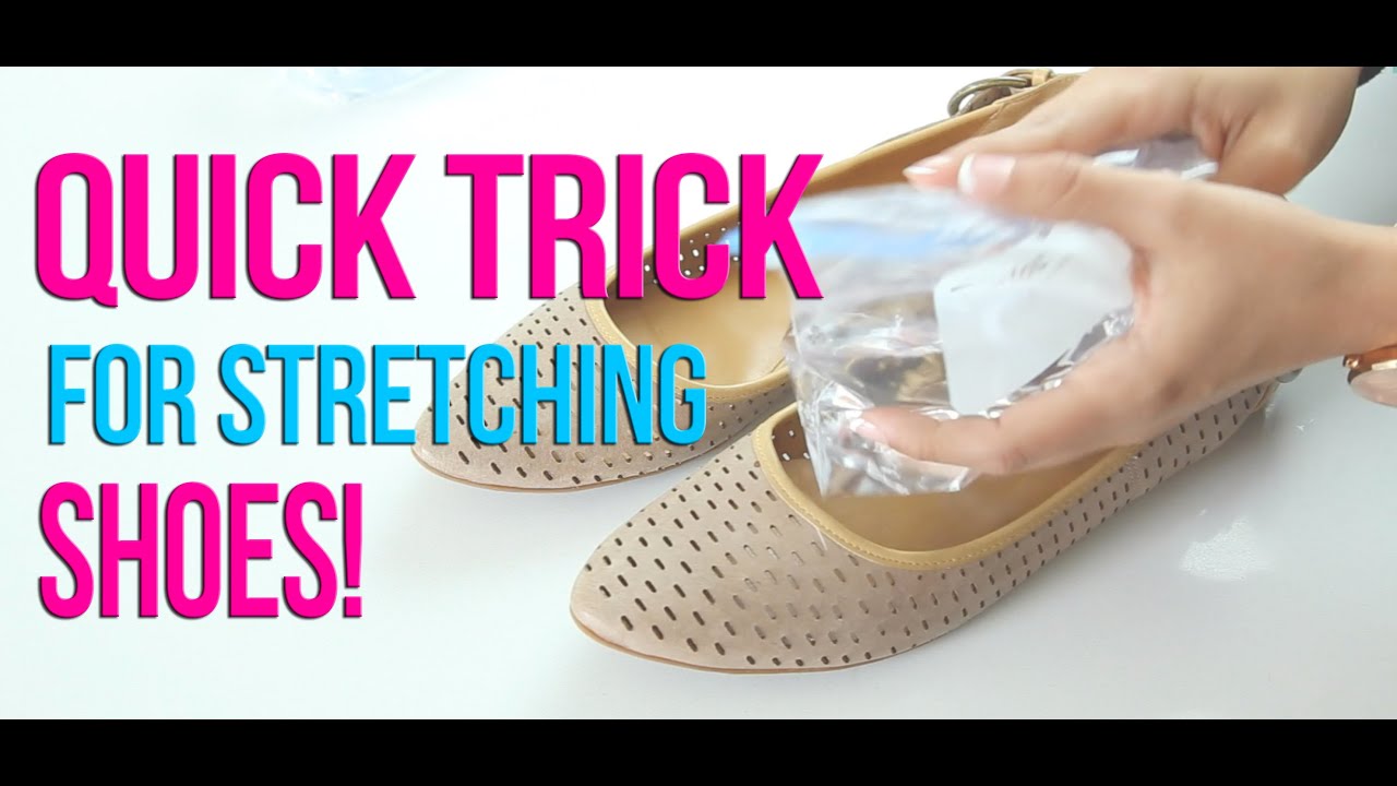 Shoe Stretching Trick To Make Any Shoe Fit!