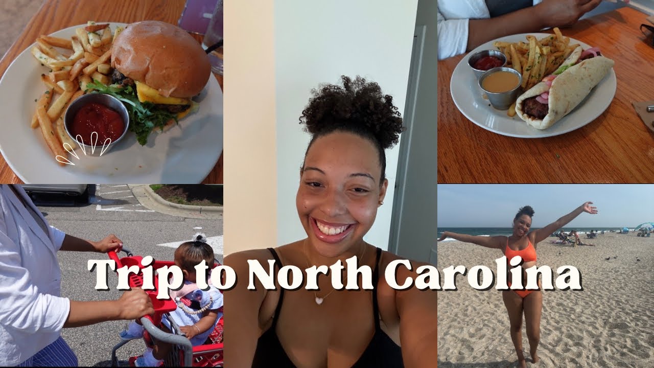 North Carolina Travel Vlog 🌴 | Brunch 🥞, Beach Day 🏖️ & Family Time 👩‍👩‍👧