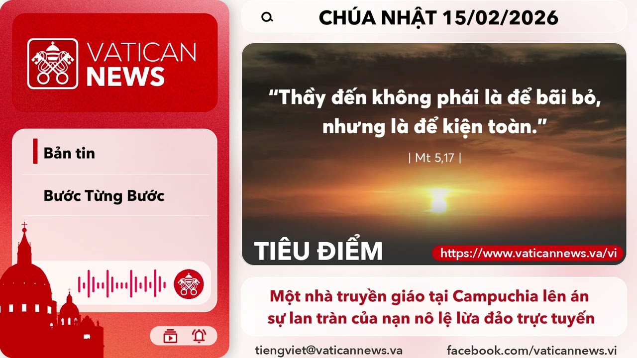 Radio Chúa nhật 15/02/2026 - Vatican News Tiếng Việt