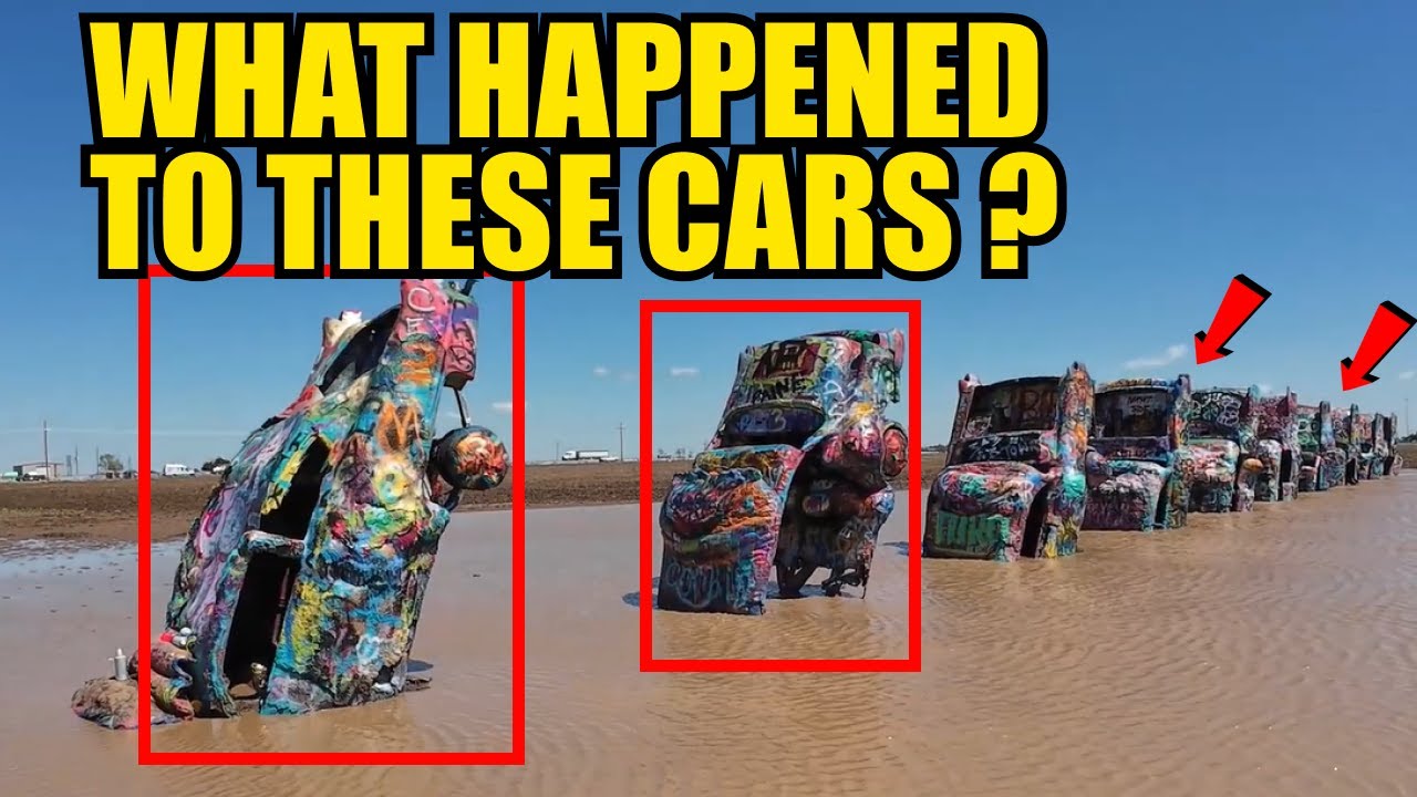 Cadillac Ranch - Rare pics with no people!