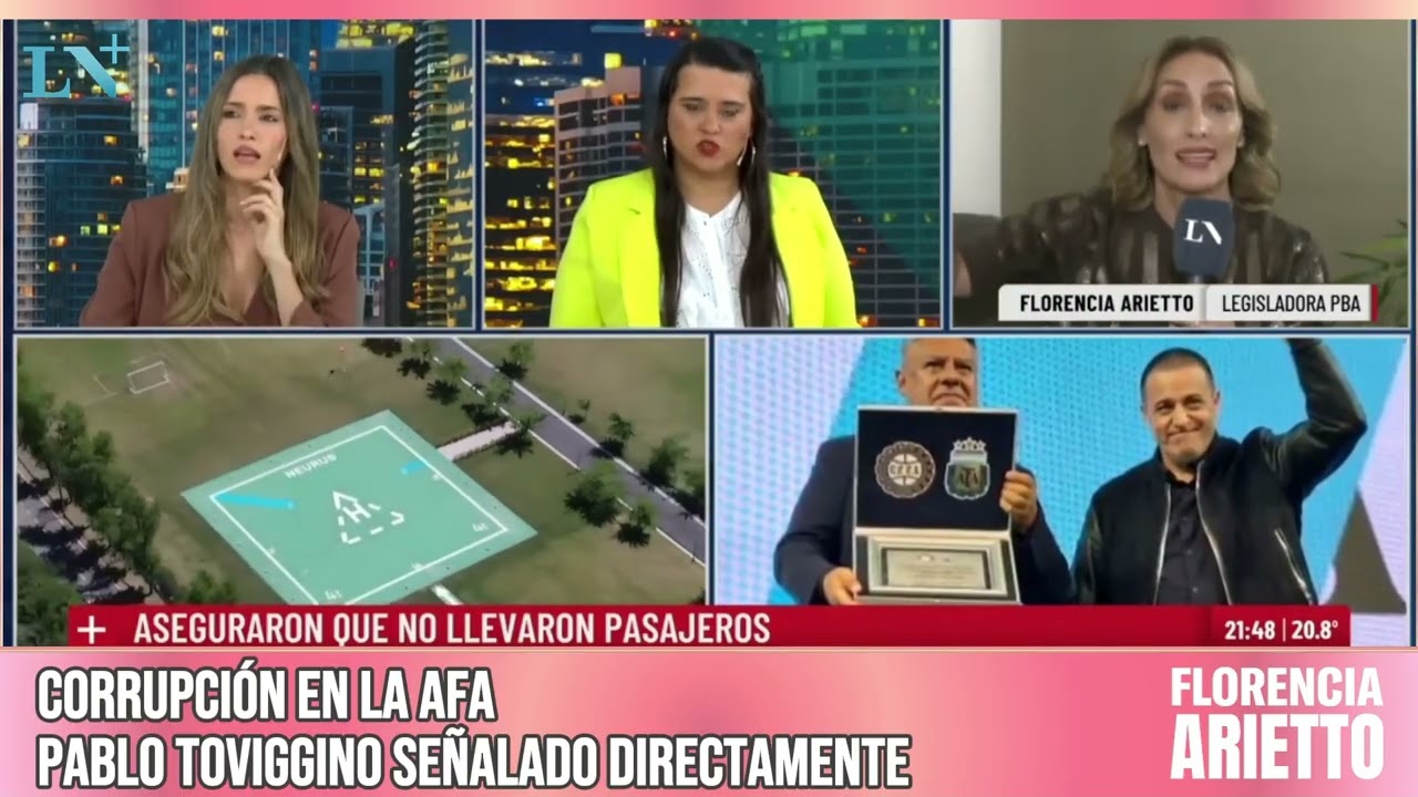 Escándalo en la AFA: Toviggino hasta las manos