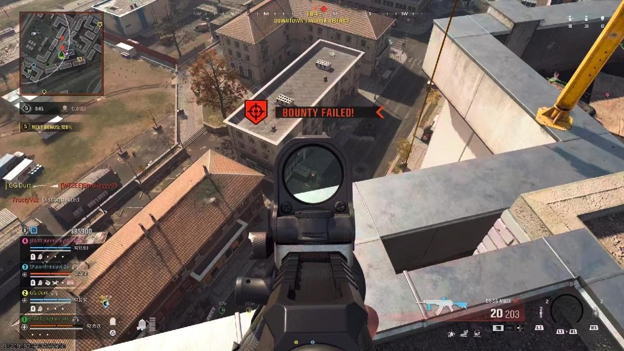 Rooftop scramble and escape from enemy helicopter in the gas
