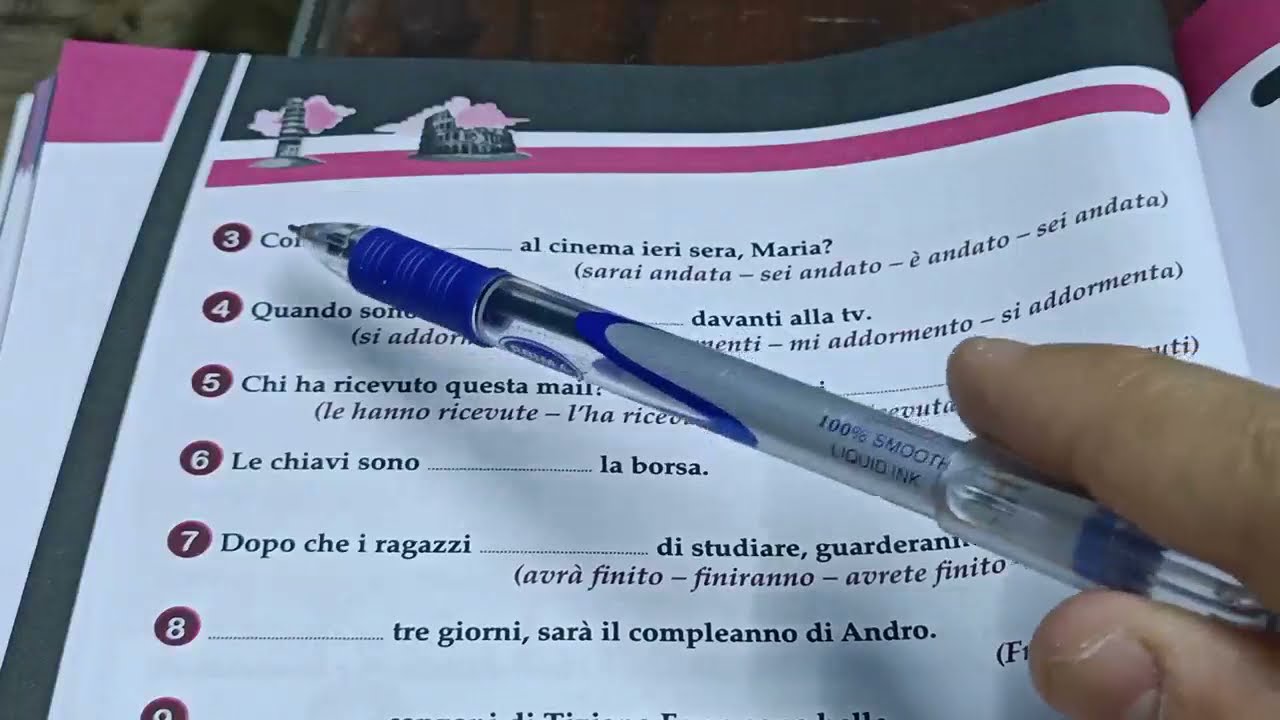 حل كتاب البريمو المراجعة النهائية لغة ايطالية الصف الثالث الثانوى #منهج اللغة الايطالية