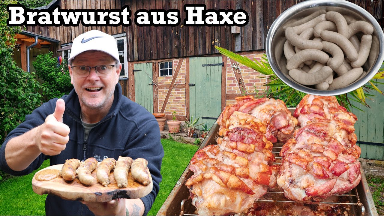 Bratwurst aus Haxe - und jeder will eine haben......