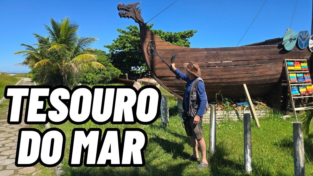 Veja o que ENCONTREI com meu DETECTOR na PRAIA
