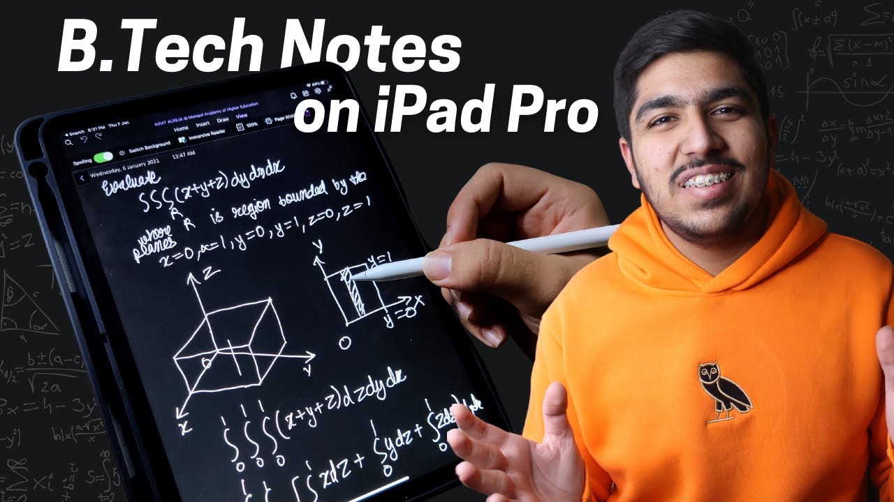 Taking BTech Engineering Notes on iPad Pro! Paper vs iPad Comparison in Hindi