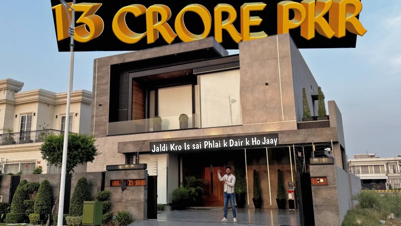 13 CRORE ka ULTRA LUXURY FURNISHED House Tour in PAKISTAN | For Sale in DHA LAHORE