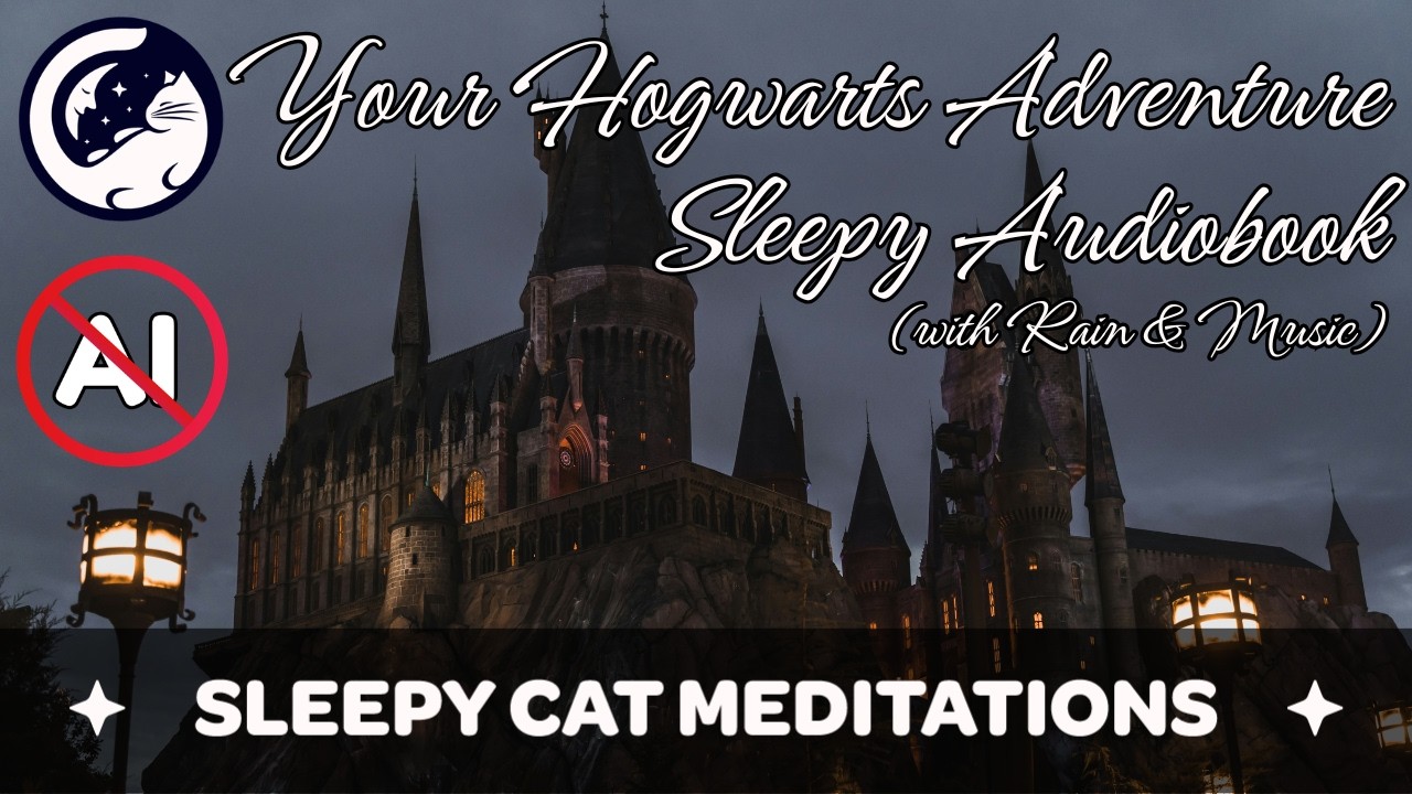 Your Hogwarts Adventure (Harry Potter Sleepy Audiobook) - with Rain and Soft Music (ASMR)