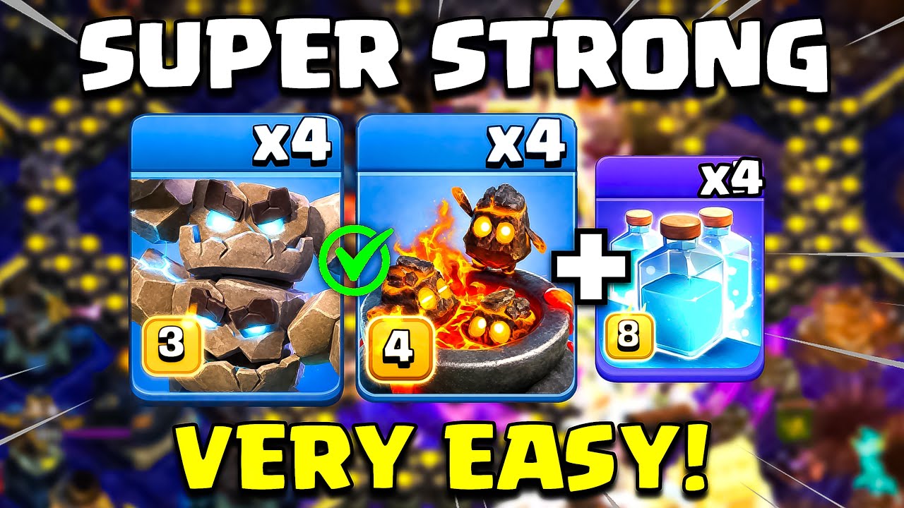 Very Easy | Furnace Firemite Clone + Meteor Golem Th18 Attack Strategy 2025 | CoC