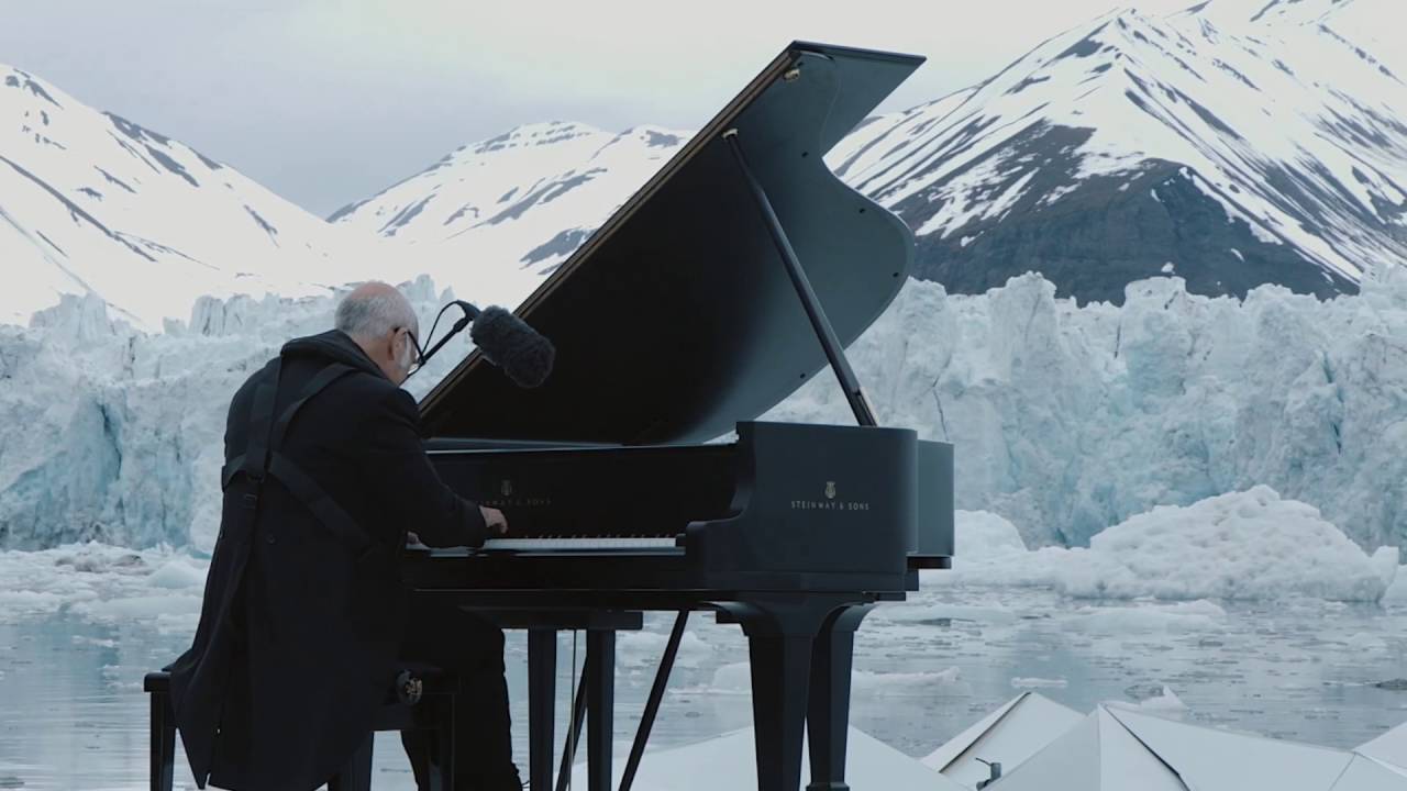 Greenpeace holds a historic performance with pianist Ludovico Einaudi on the Arctic Ocean