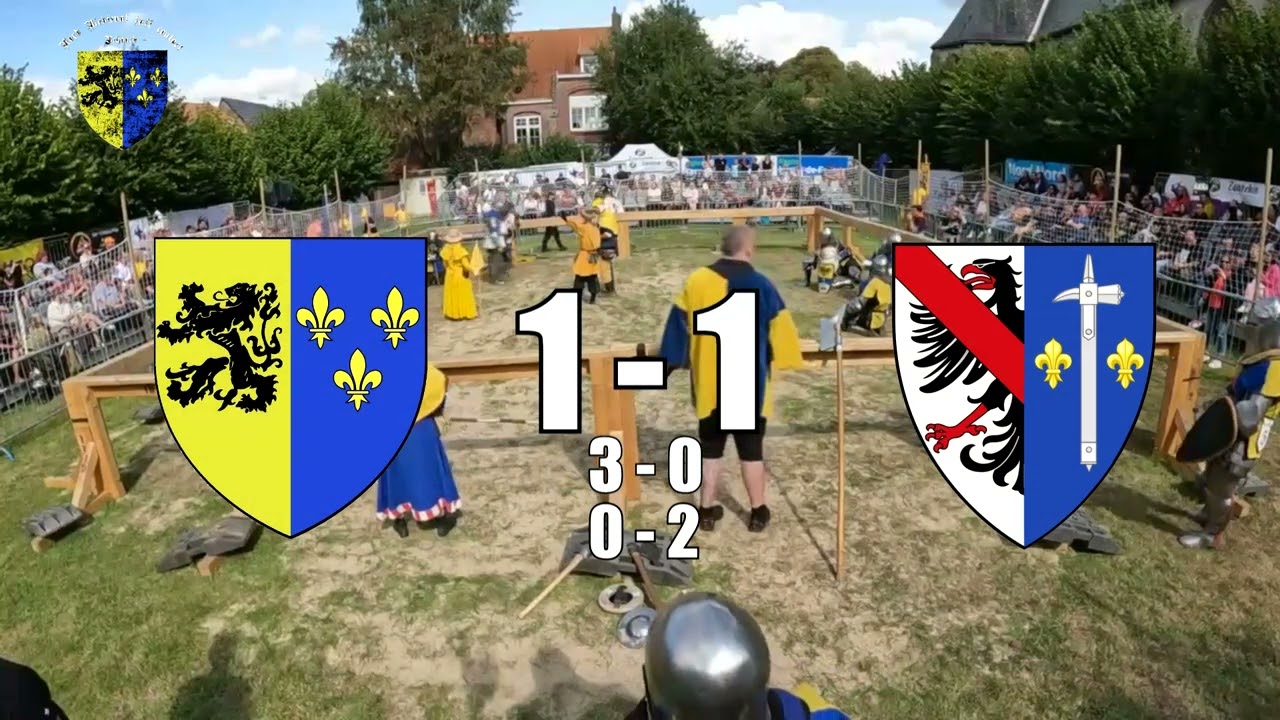 Les Hommes du Nord contre Martel 2 -  Zannekinfeest 2023 Tournoi de behourd