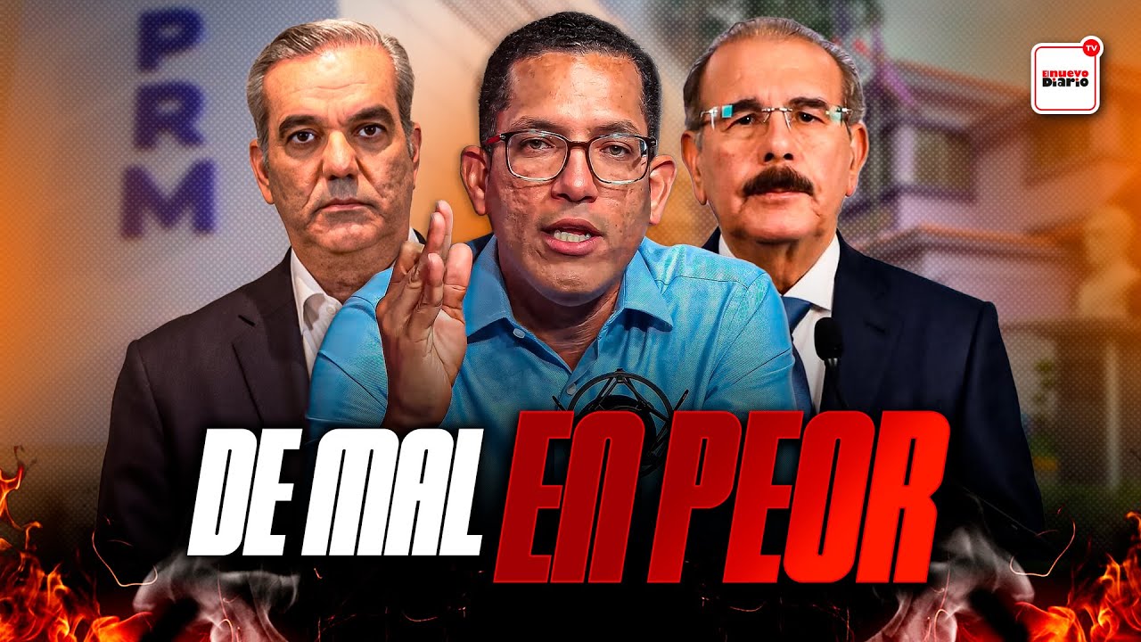 Crisis tras crisis: así va el PRM rumbo al fracaso