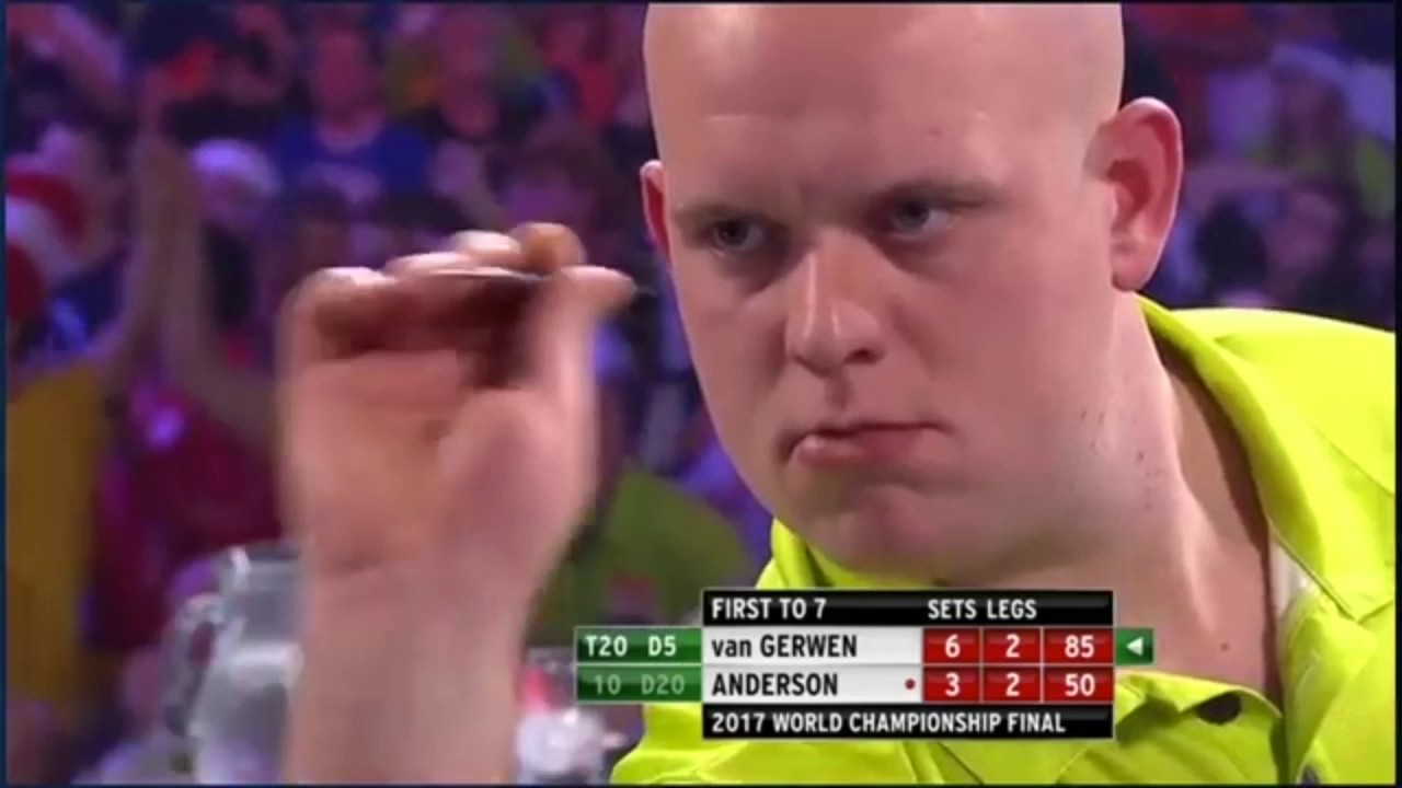 MATCHDART Michael van Gerwen | 2017 World Darts Championship Final (Last throw + celebration)