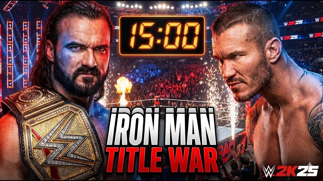 Randy Orton vs Drew McIntyre – Iron Man Match for the Undisputed Title | WWE 2K25