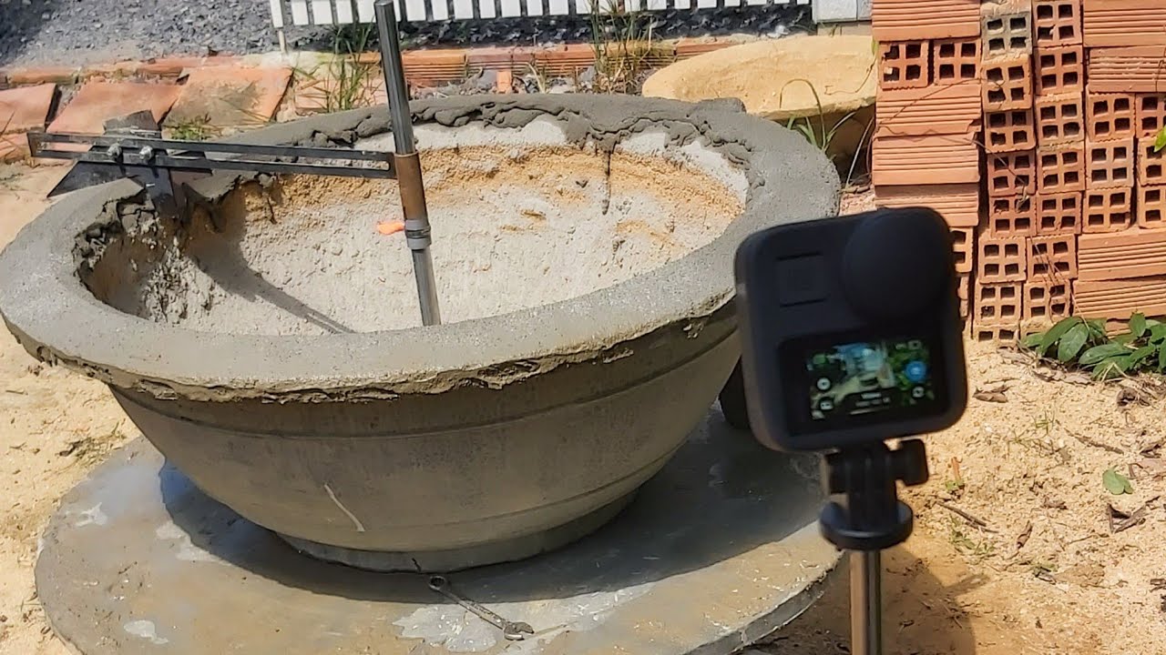Cách quay miệng chậu và bàn quay miệng chậu tiện lợi
