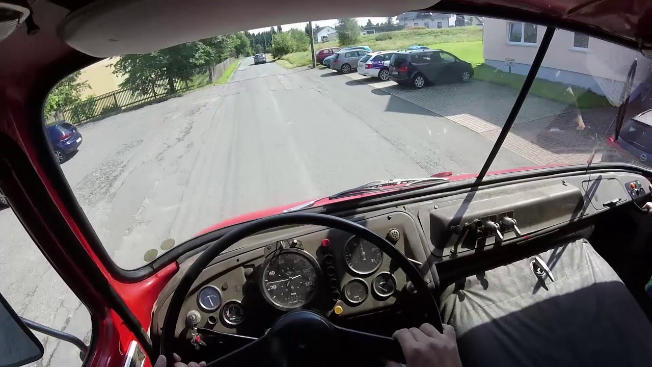 Fahrt mit W50 Tanker