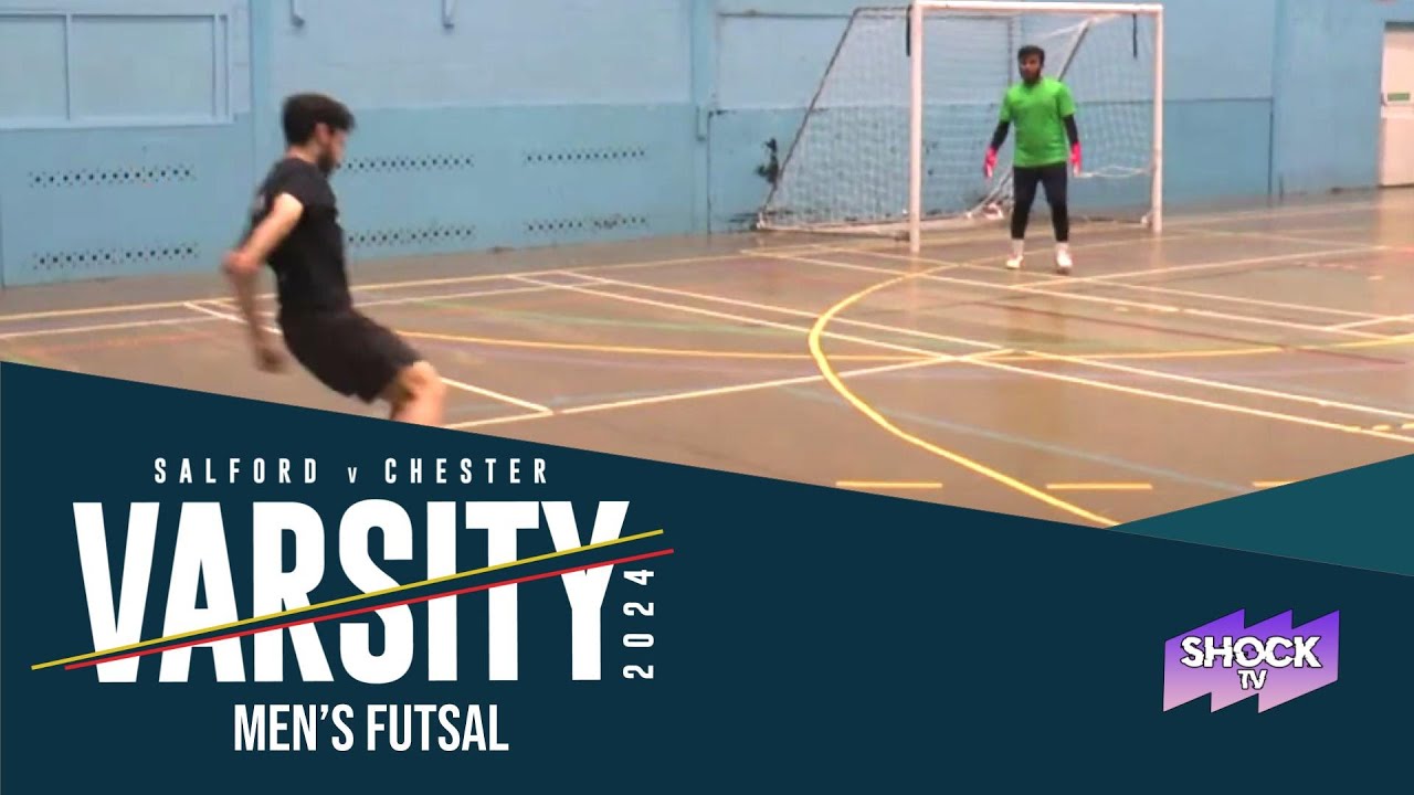 Varsity 2nds 2024: Salford vs Chester - Men's Futsal LIVE