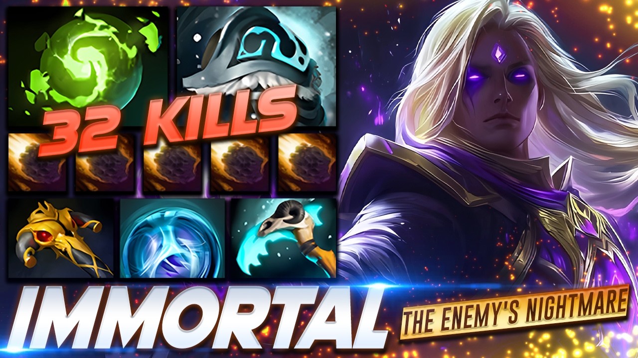 Immortal Invoker 32 KILLS Domination - Dota 2 Pro Gameplay [Watch & Learn]