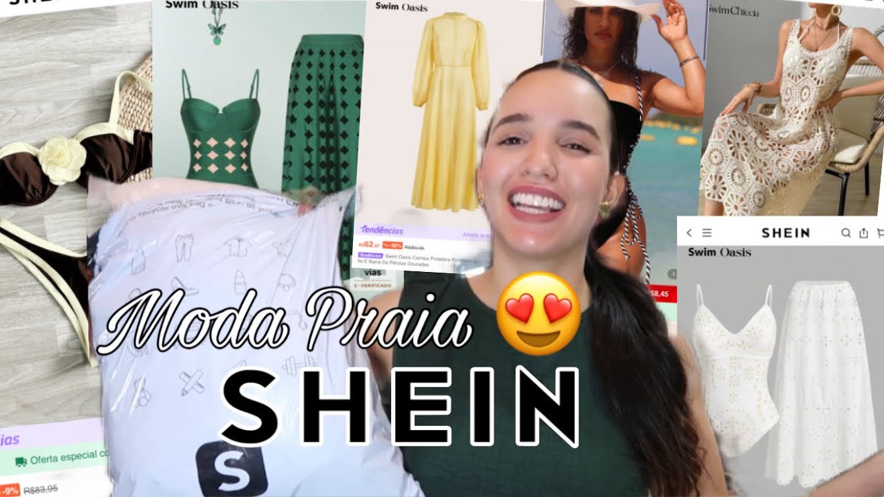 RECEBIDOS DA SHEIN MODA PRAIA - BIQU&Iacute;NI, MAI&Ocirc;S, SA&Iacute;DA DE PRAIA | Debora Freitas 