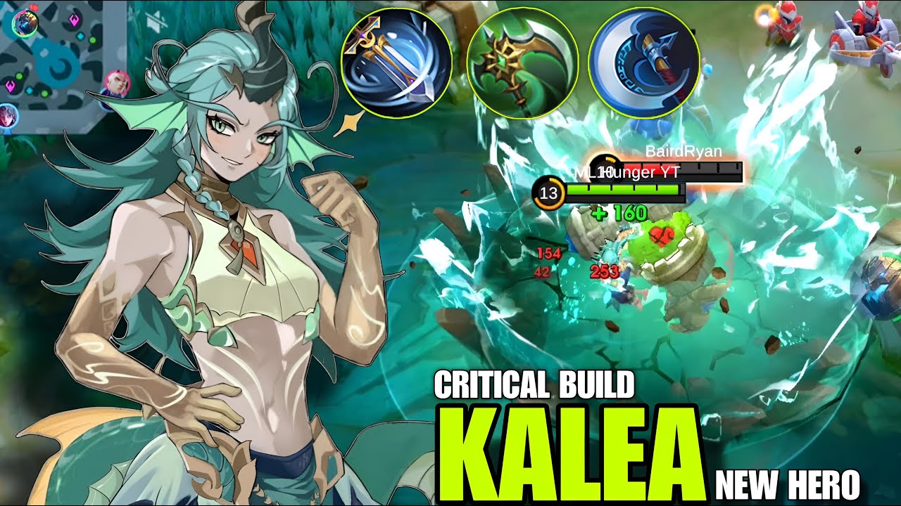 NEW HERO KALEA FULL CRITICAL BUILD AND EMBLEM SET 2025 | KALEA BEST BUILD 2025 | MOBILE LEGENDS