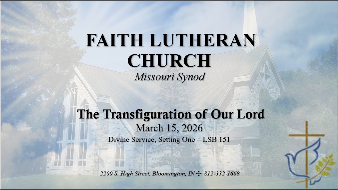 Livestream for Faith Lutheran Church