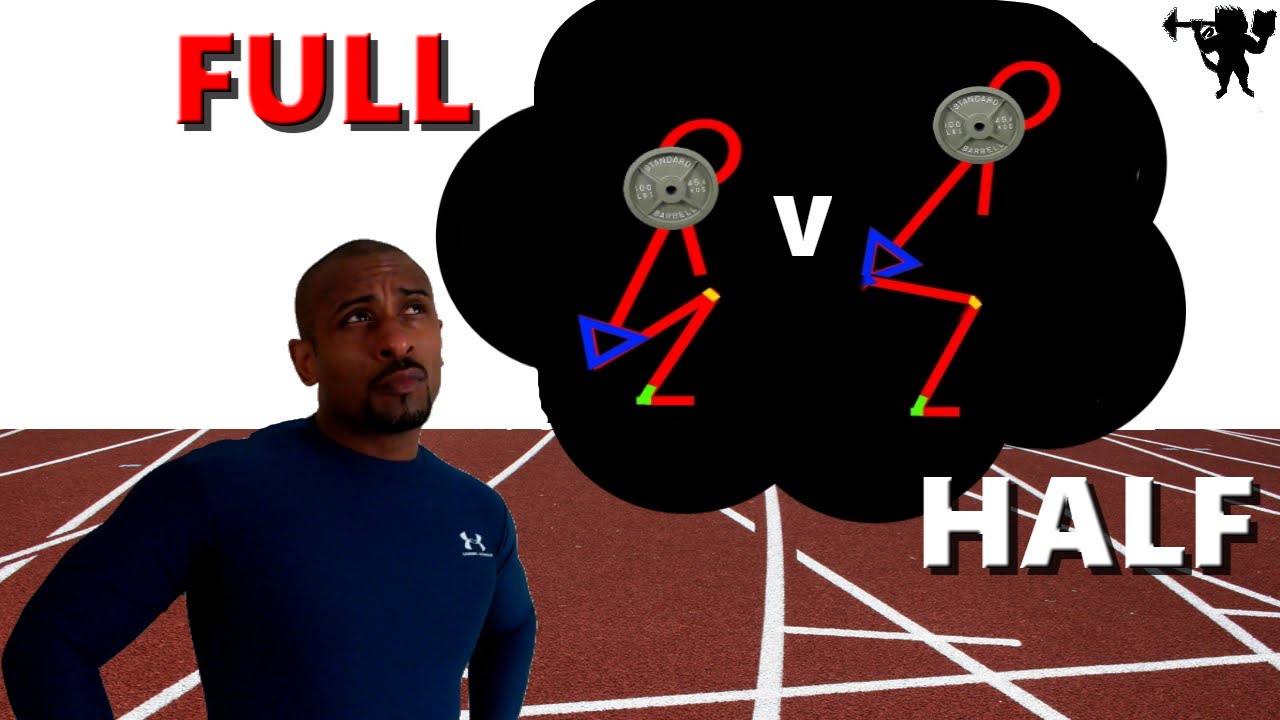 BEST SQUAT FOR SPRINTING : Full Squat v Half Squat (MUST WATCH)