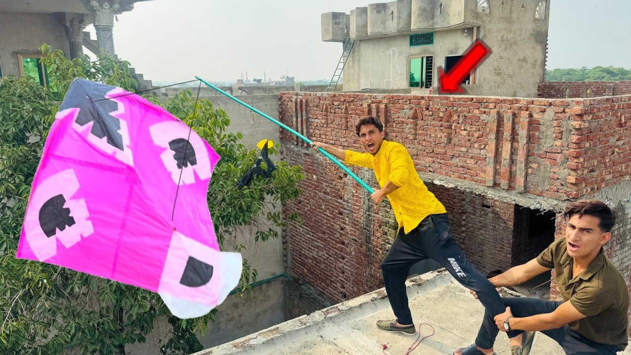 New 2 Tricks Kite Catch With Trees Nasir