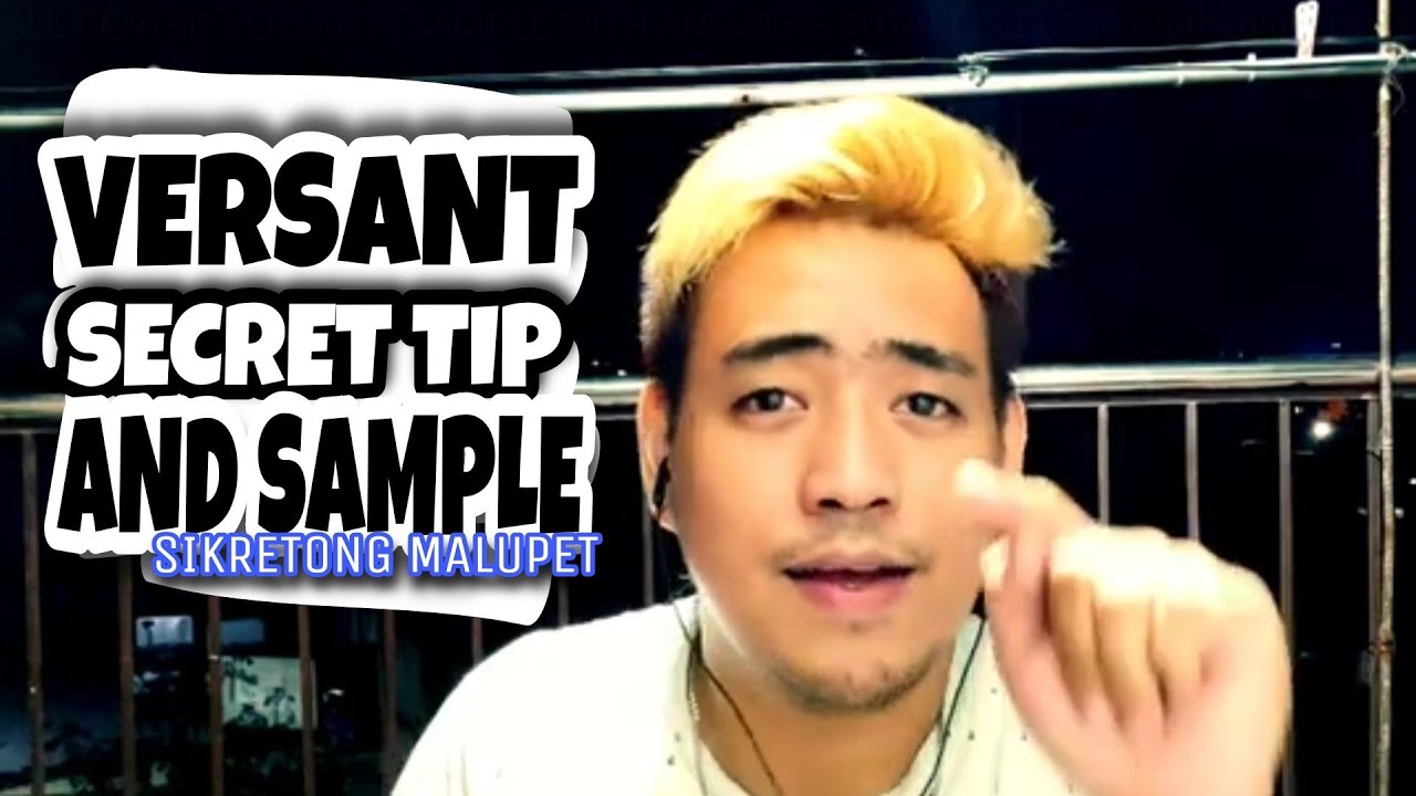 CALLCENTER VERSANT PRACTICE | SAMPLE WITH ANSWERS
