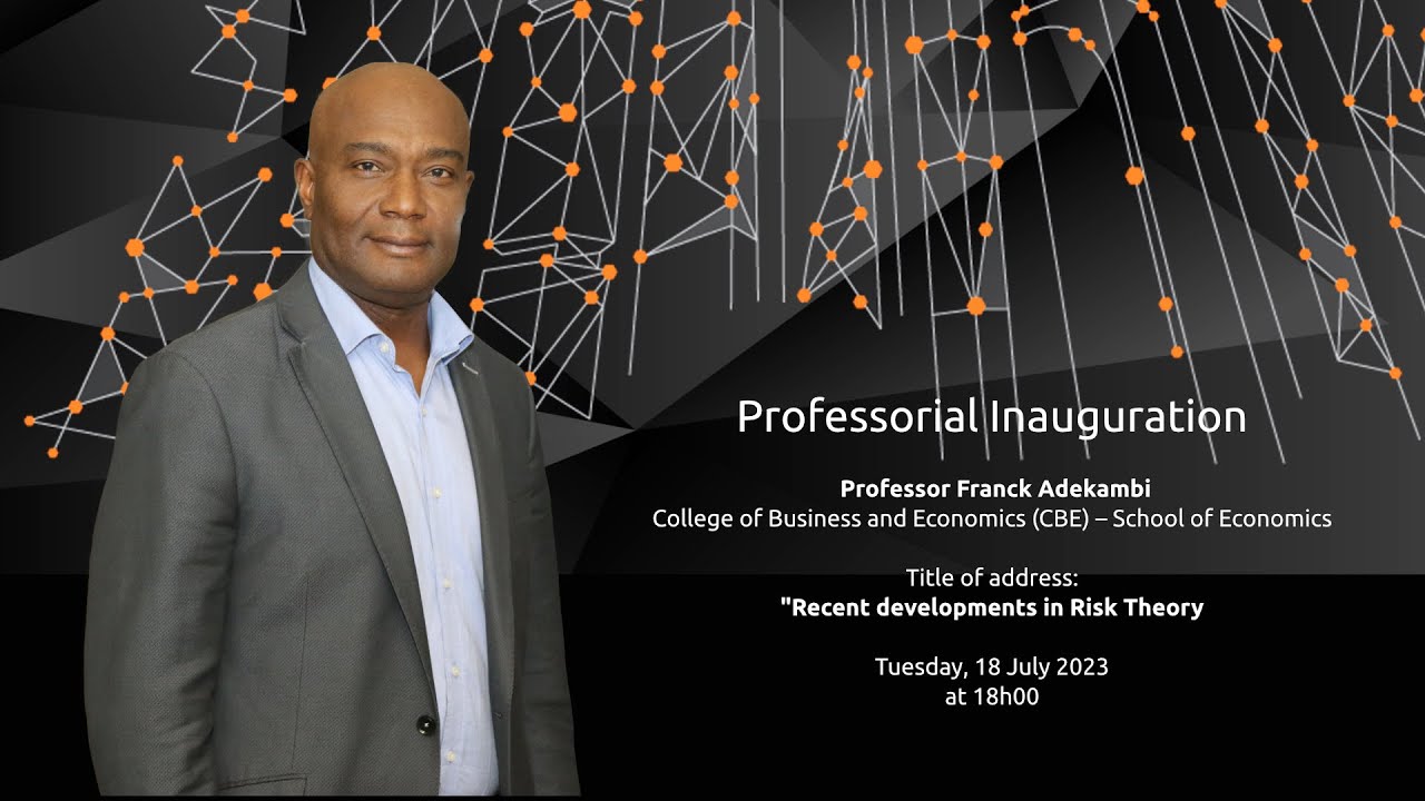 Prof  Franck Adékambi Professorial Inauguration