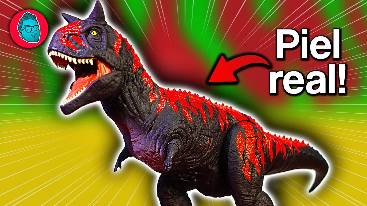 Review NUEVO CARNOTAURO DEMON de MATTEL (Roarin' Real Feel JURASSIC PARK REIMAGINED)
