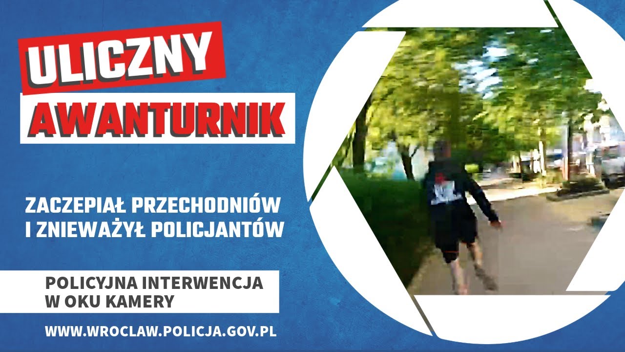 Pijany zaczepiał ludzi na ulicy. W trakcie interwencji znieważył policjantów