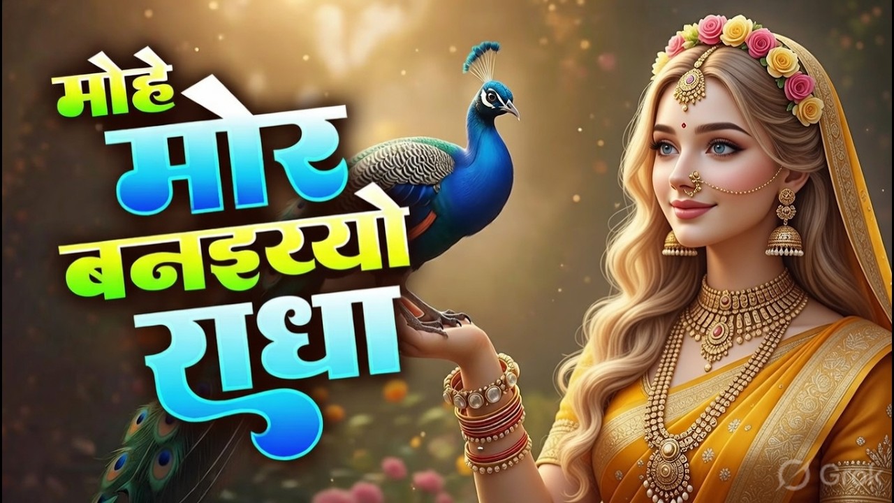 मोहे मोर बनइय्यो राधा | Mohe Mor Banaiyo Radha Apne Vrindavan Ko | Peaceful Radha Krishna Bhajan