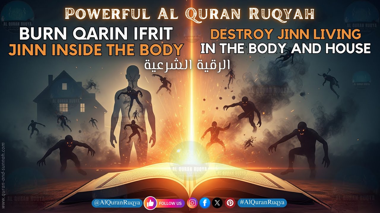 Burn Qarin Ifrit Jinn Inside the Body | Al Quran Ruqyah to Destroy Jinn Living in the Body and House