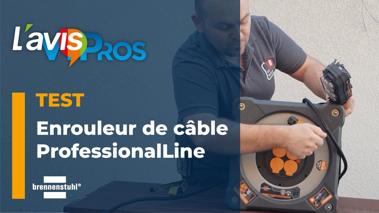 Test de l'enrouleur de câble ProfessionalLine Brennenstuhl | L'AvisPros
