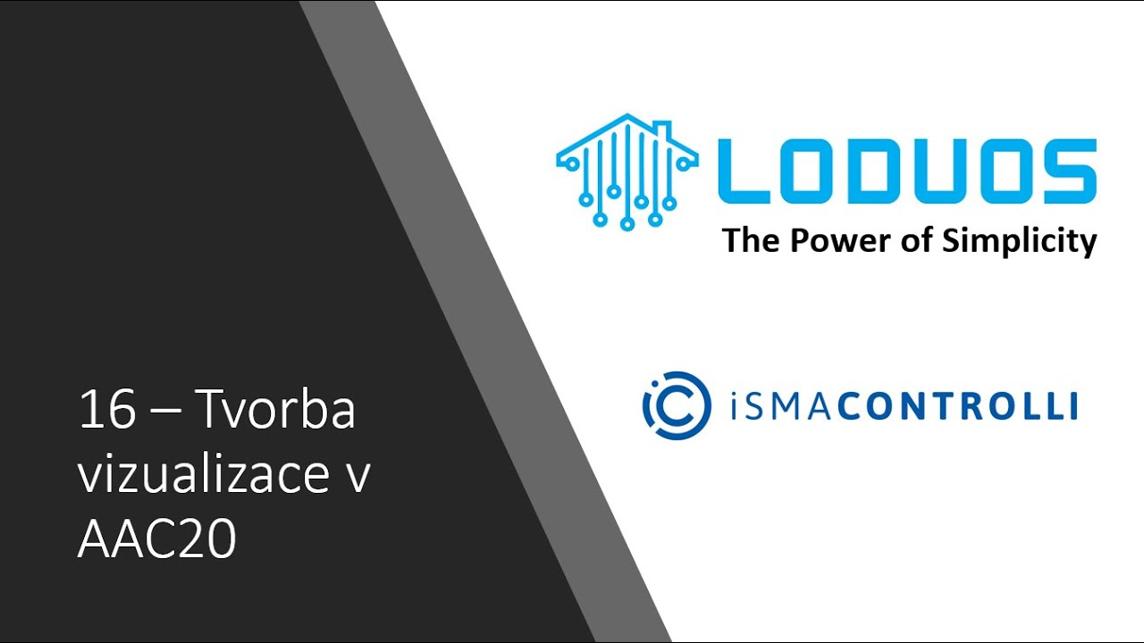 iSMA Tool - 16 - Tvorba vizualizace a webserver v AAC20