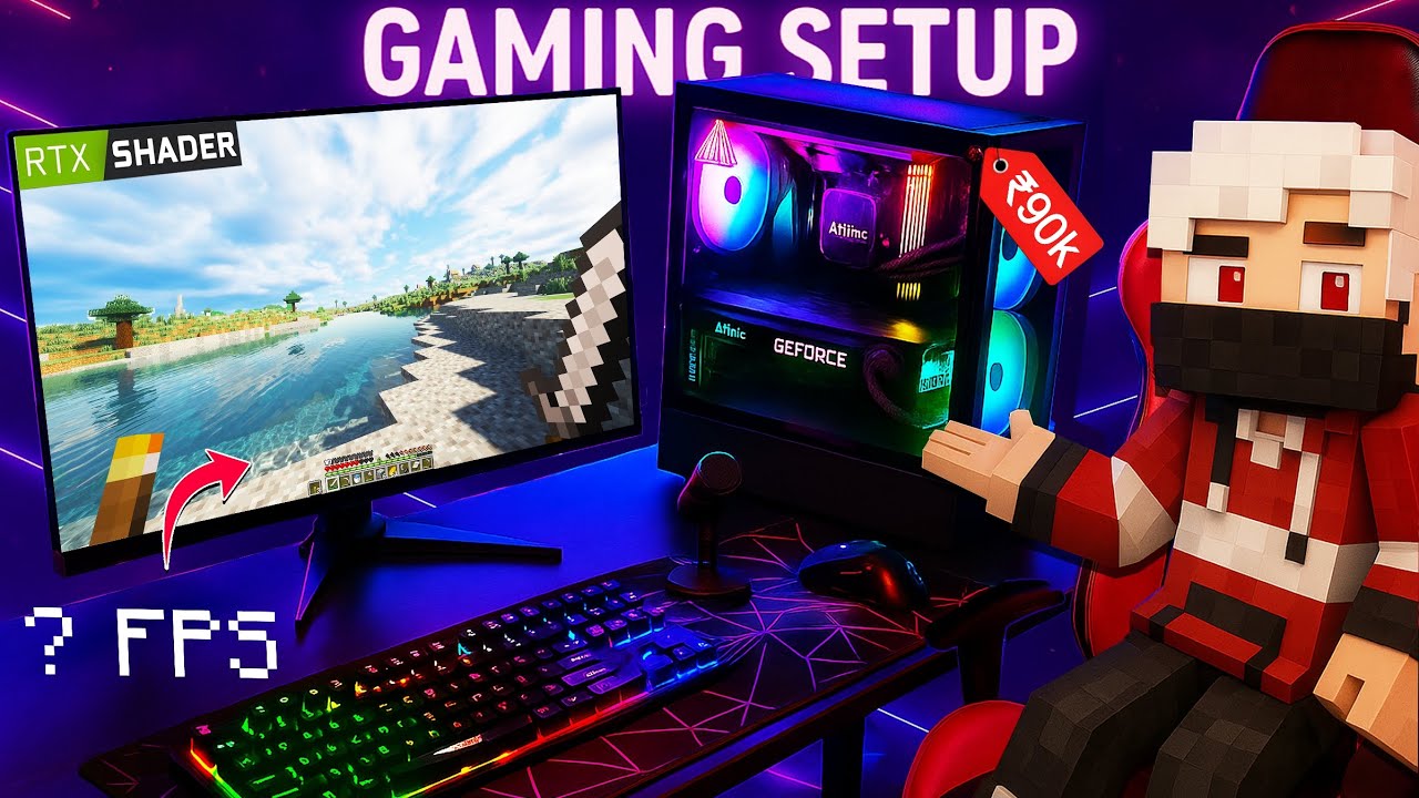 I Built My First Gaming Setup... Minecraft FPS SHOCKED Me! 🤯