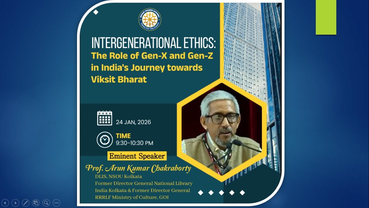 Prof. Arun Kumar Chakraborty | DLIS, NSOU Kolkata