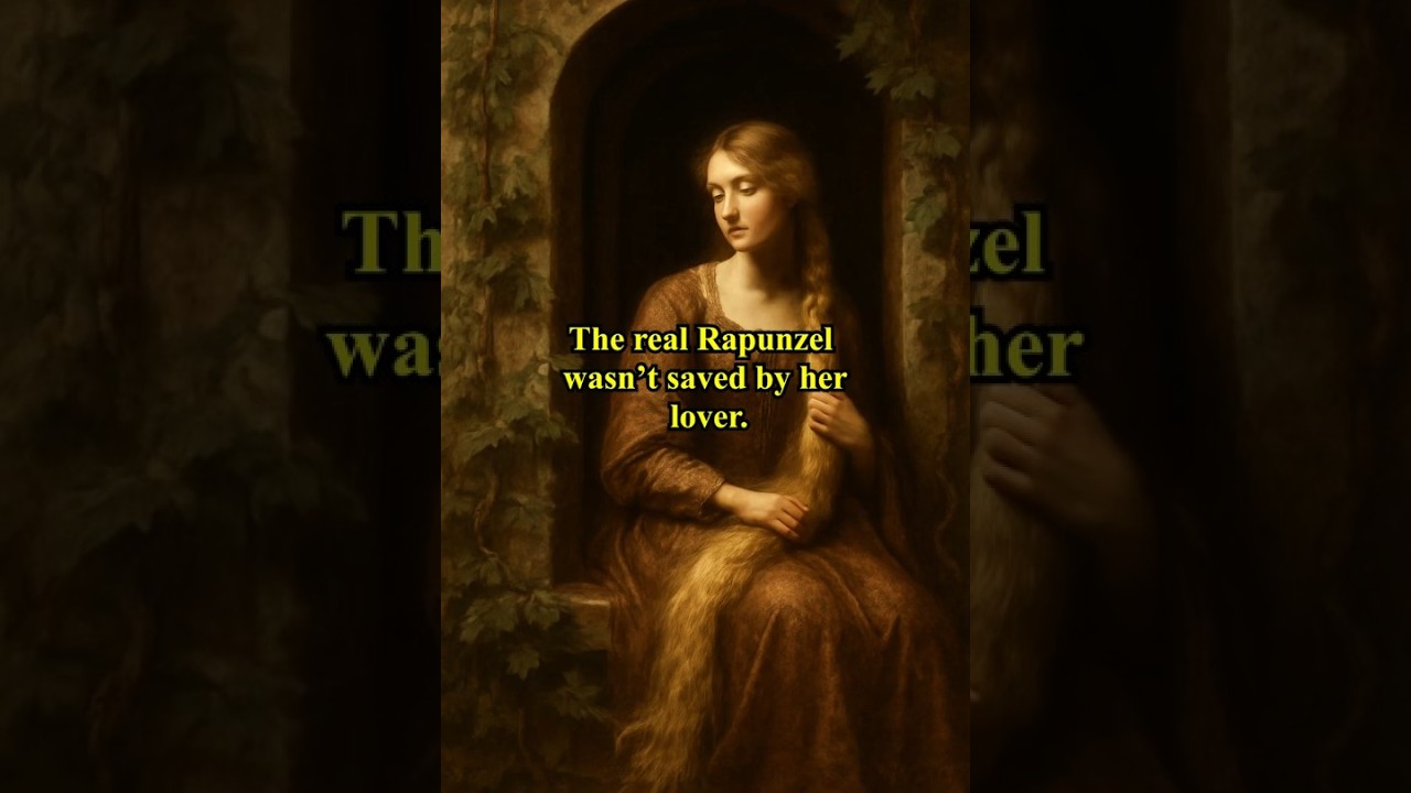 The real Rapunzel wasn't saved by her lover 🥀 #history #shorts #rapunzel #fairytale #trending