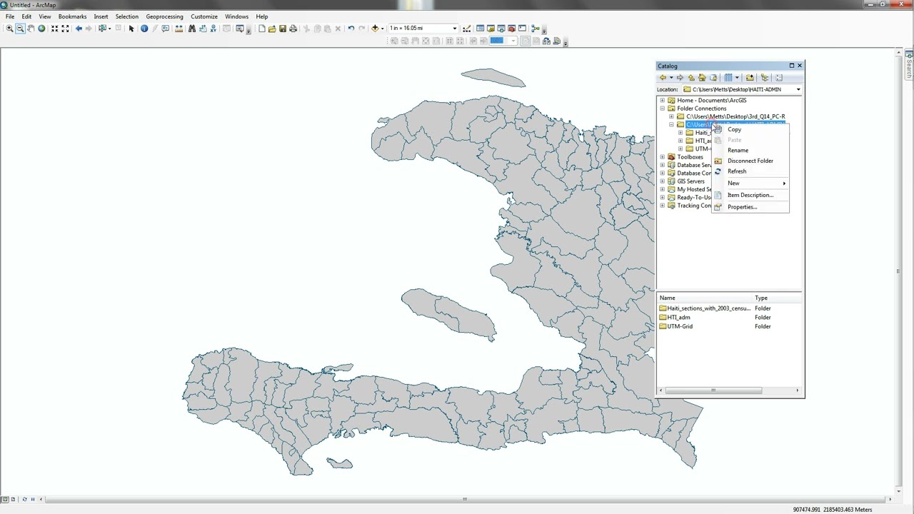 importing  shp and tables to a geodatabase   arcmap