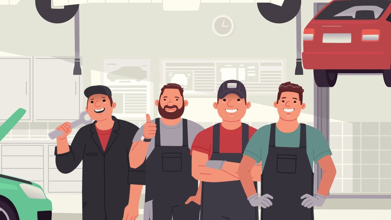 Motion graphic video | Al Mostafa car service center at Sharqia Gov.