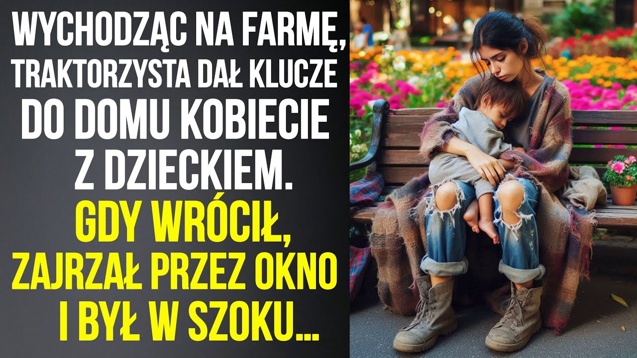Idąc do pracy, mężczyzna dał klucze do domu kobiecie z dzieckiem. Gdy wrócił, zajrzał przez okno…