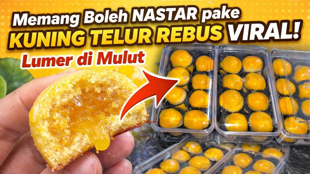 NASTAR KUNING TELUR REBUS AUTO VIRAL! Lumer di Mulut, Bikin Keluarga Nagih Terus!