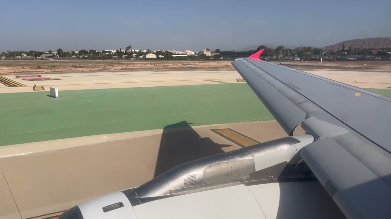 Lauda (Ryanair) A320 takeoff from Alicante (ALC) [Europe Tour 2024]