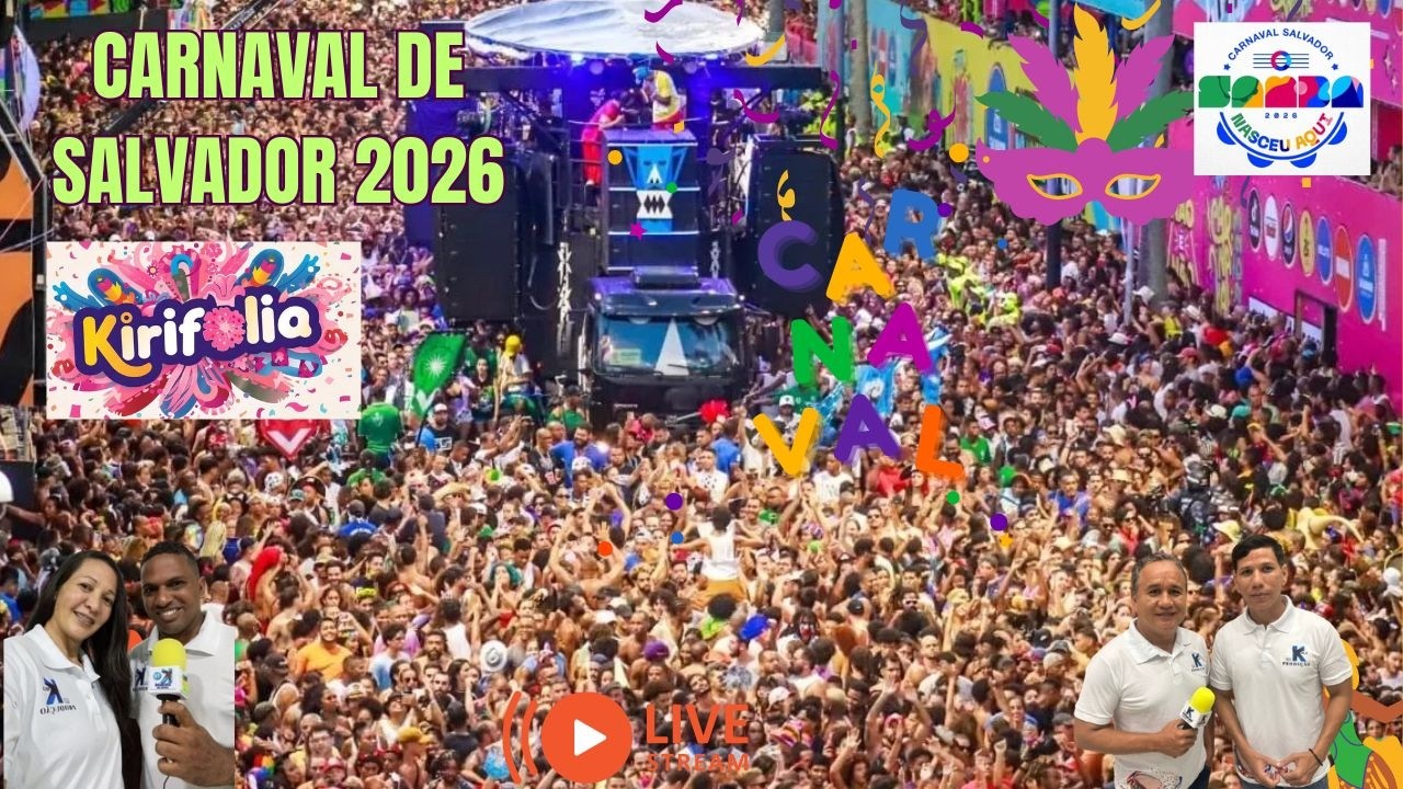 Carnaval de Salvador  Aovivo! Kirifolia Domingo