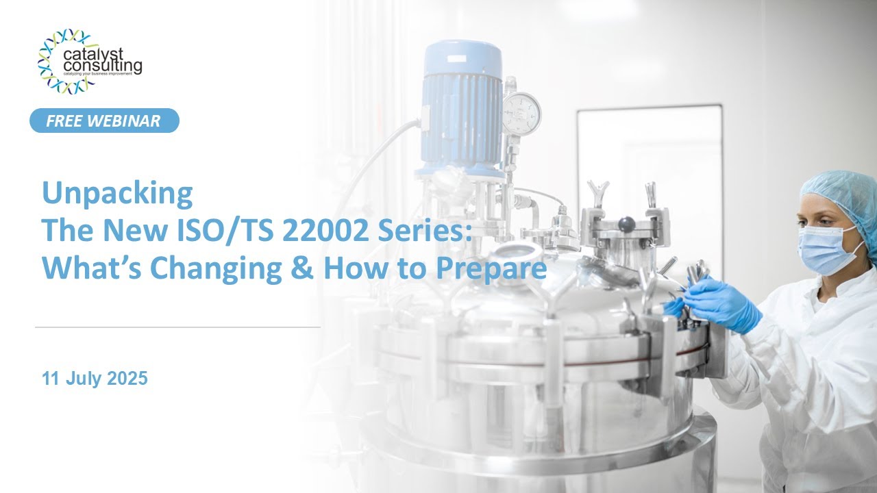 Unpacking the New ISO/TS 22002 Series: What’s Changing & How to Prepare