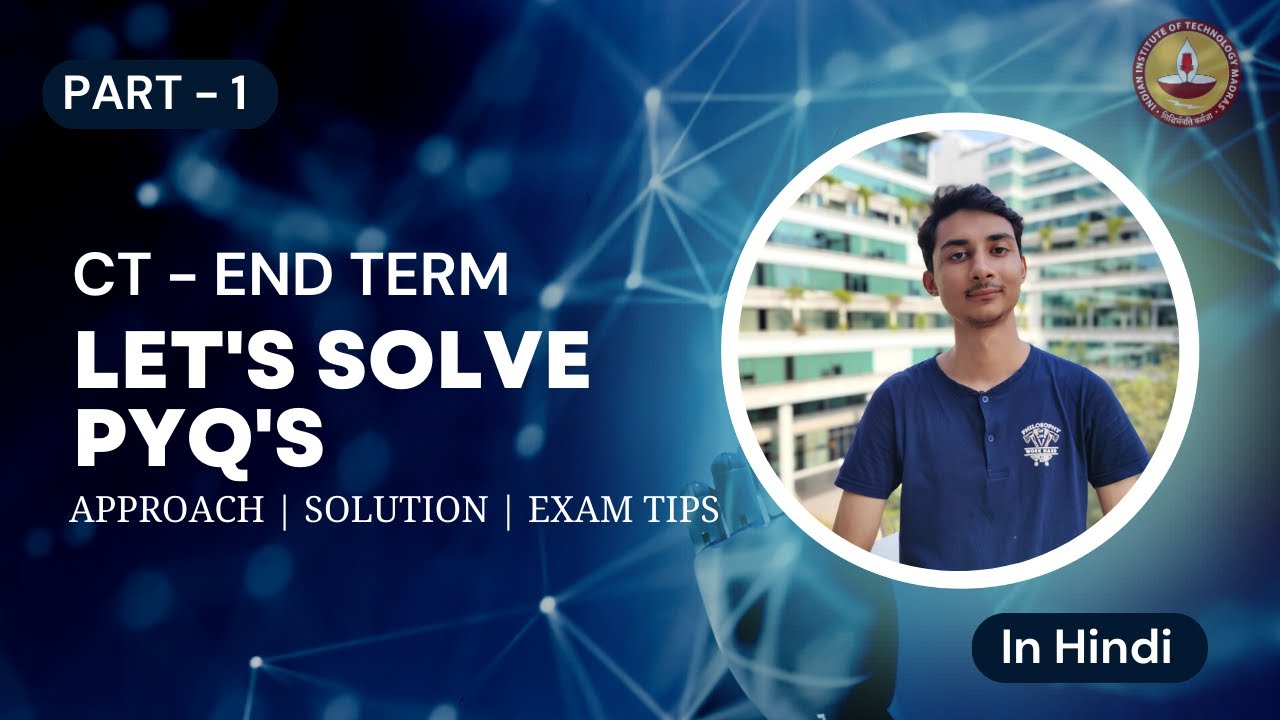 Вычислительное мышление IITM, выпускной экзамен PYQ Solutions / IIT Madras, онлайн-степень бакала...