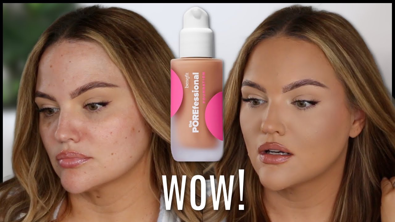 ✨ NEW Benefit Smoothing & Blurring Foundation | Demo, Wear Test & Waterproof Test! ✨