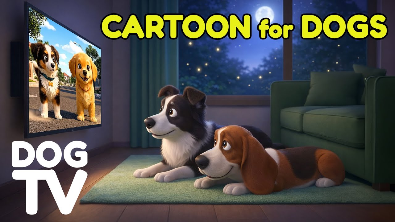 Cartoons for Dogs to Watch: The Ultimate Solution for Dogs With Anxiety When Home Alone | Dog TV